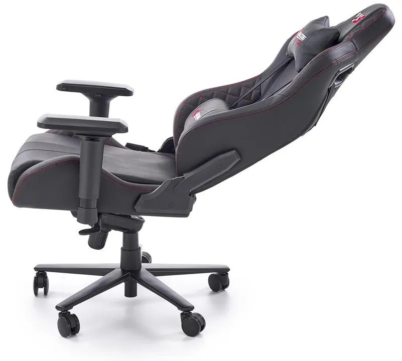 ΚΑΡΕΚΛΑ ΓΡΑΦΕΙΟΥ / GAMER CHARLIE ΜΑΥΡΗ 74-77x70x129-135cm