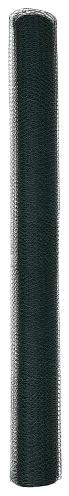 vidaXL Φράχτης Εξαγώνου Πράσινο 1,5 x 50 m PVC