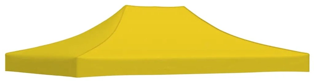 vidaXL Κάλυμμα Τέντας Εκδηλώσεων Κίτρινο 4 x 3 μ. 270 γρ/μ²
