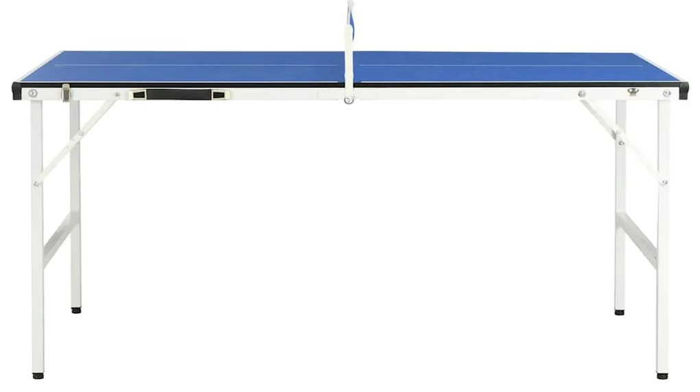 vidaXL Τραπέζι Πινγκ Πονγκ 1,5 ποδιών με Δίχτυ Μπλε 152 x 76 x 66 εκ.