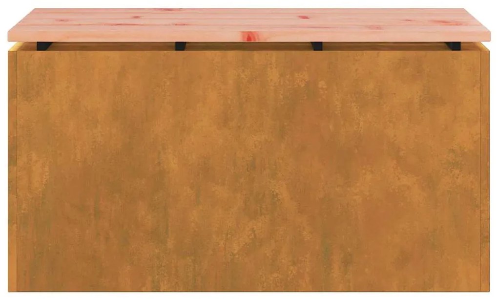 vidaXL Παγκάκι κήπου Σκ rusty 80 x 40 x 43 εκ