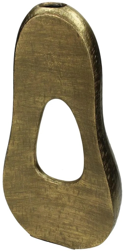 Βάζο ArteLibre Χρυσό Αλουμίνιο 22x6.5x35cm