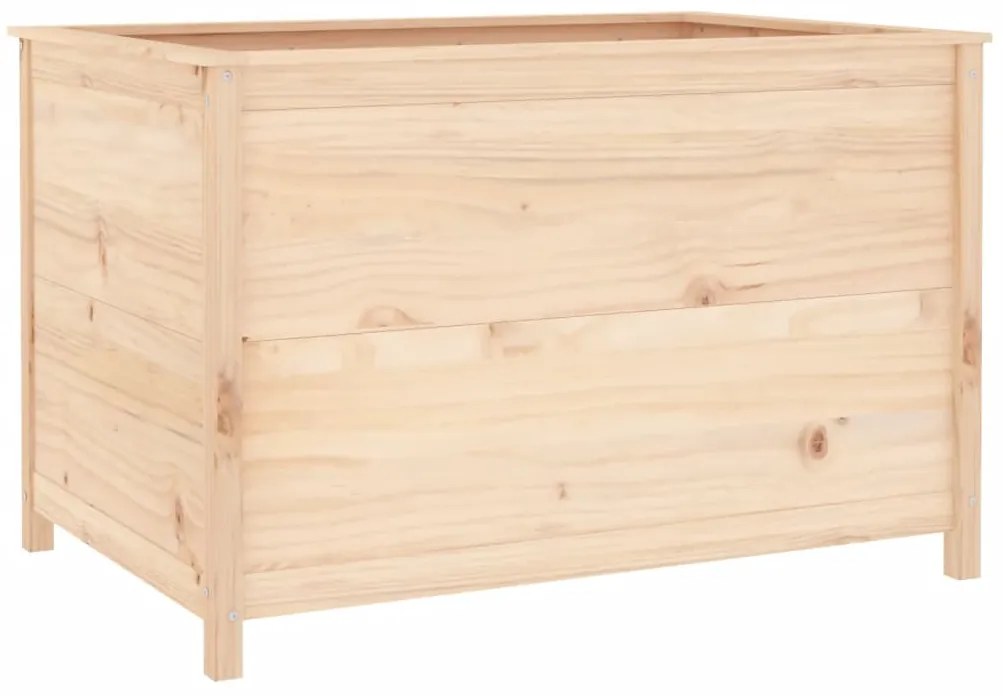 vidaXL Ζαρντινιέρα Υπερυψωμένη 119,5x82,5x78 εκ. από Μασίφ Ξύλο Πεύκου