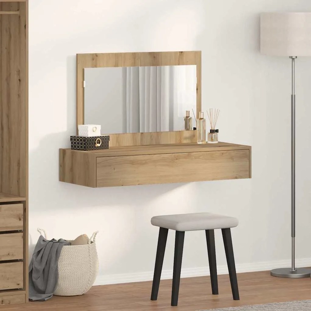 vidaXL Τραπέζι περιποίησης Καφέ 100 x 40 x 70 εκ. Επεξεργασμένο ξύλο