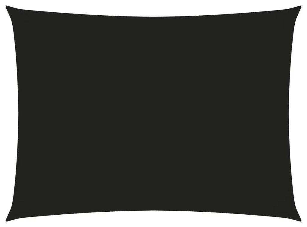 Πανί Σκίασης Ορθογώνιο Μαύρο 3 x 4,5 μ. από Ύφασμα Oxford - Μαύρο