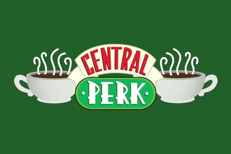 Εικονογράφηση Friends - Central Perk