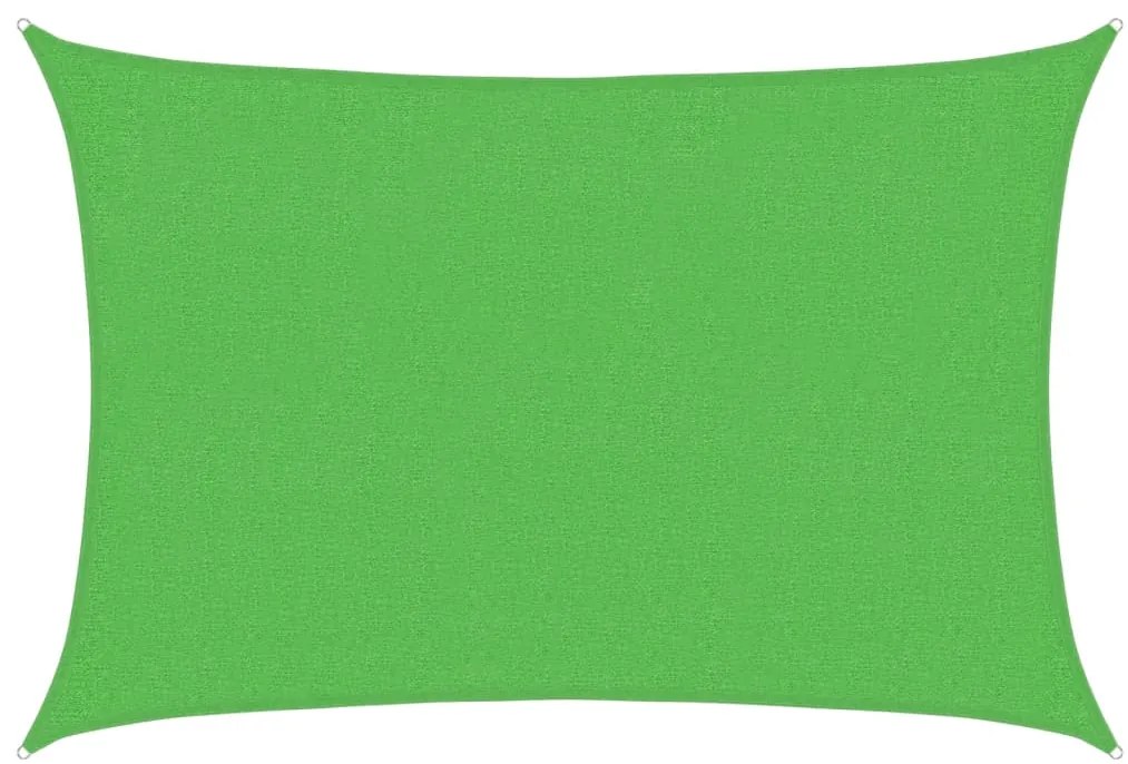 vidaXL Πανί Σκίασης Ανοιχτό Πράσινο 2 x 3 μ. από HDPE 160 γρ./μ²