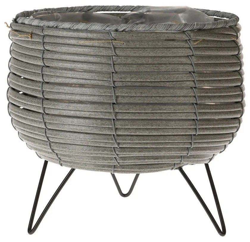 Κασπώ Με Βάση (Φ20.5x19.5) K-M Light Grey 430000710