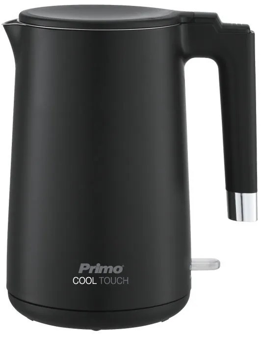 Primo PRCK-40428 Βραστήρας Ανοξείδωτος Cool touch Μαύρος 1.5L 2200W