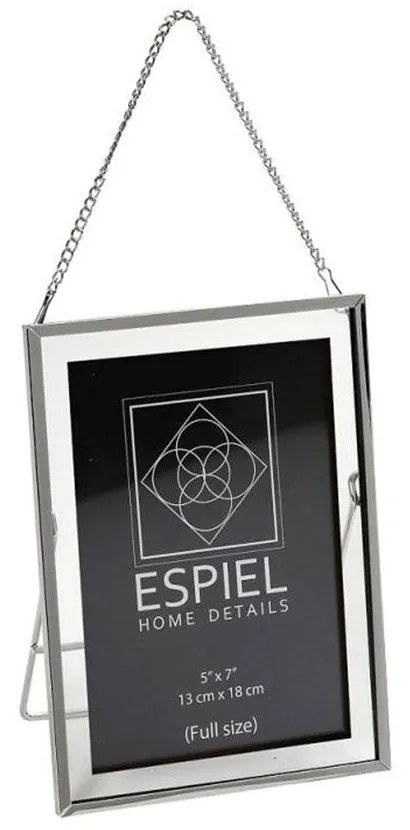 Κορνίζα FAM718 13x18cm Silver Espiel Metal,Aluminum