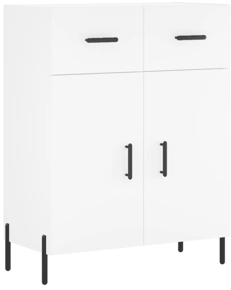 vidaXL Ντουλάπι Λευκό 69,5x34x180 εκ. από Επεξεργασμένο Ξύλο