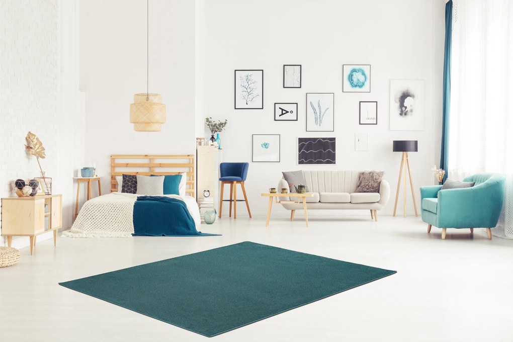 Mοκέτα πράσινο πετρόλ Sweet 83 - Colore Colori 1,70x2,40