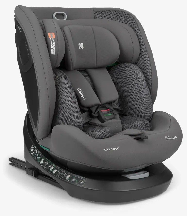 KIKKA BOO ΚΑΘΙΣΜΑ ΑΥΤΟΚΙΝΗΤΟΥ i-HIKE i-SIZE DARK GREY 2025 31002100078