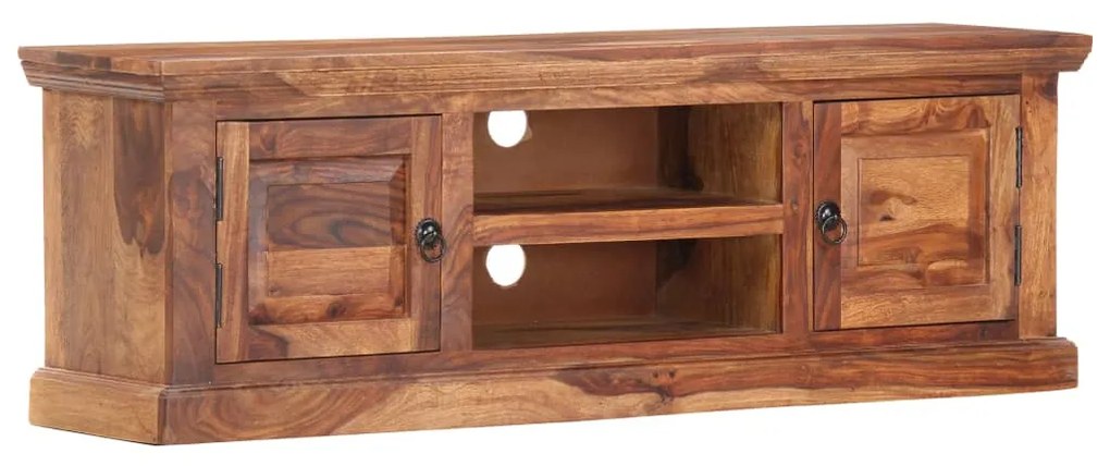 vidaXL Έπιπλο Τηλεόρασης 120 x 30 x 40 εκ. από Μασίφ Ξύλο Sheesham