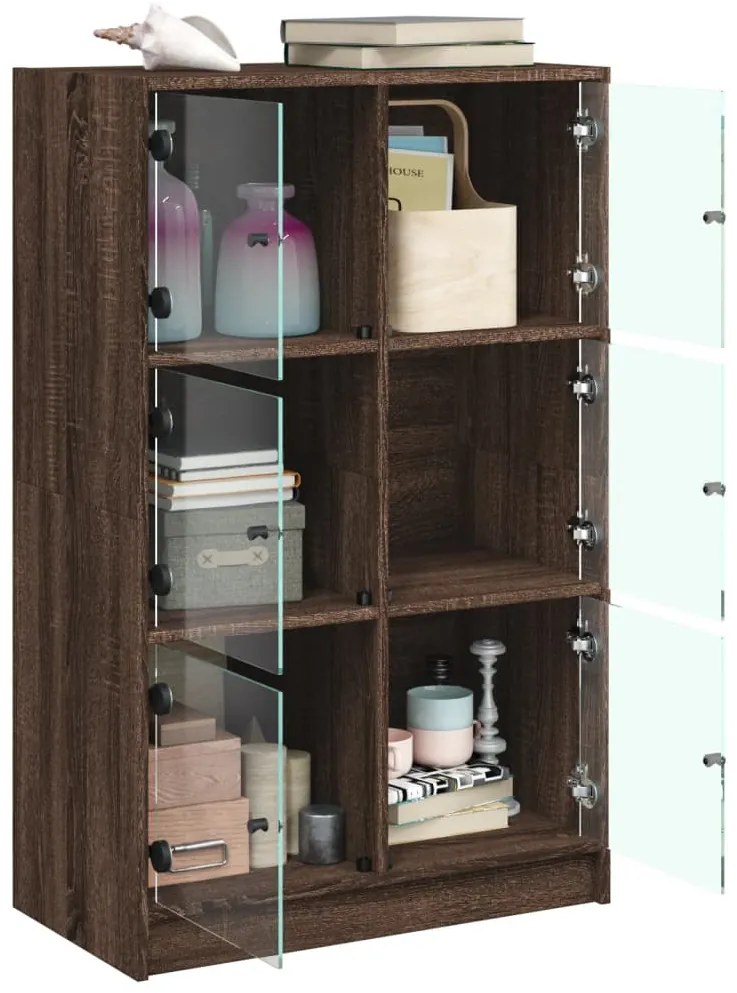 vidaXL Ντουλάπι με Πόρτες 68x37x109 εκ. από Επεξεργασμένο Ξύλο