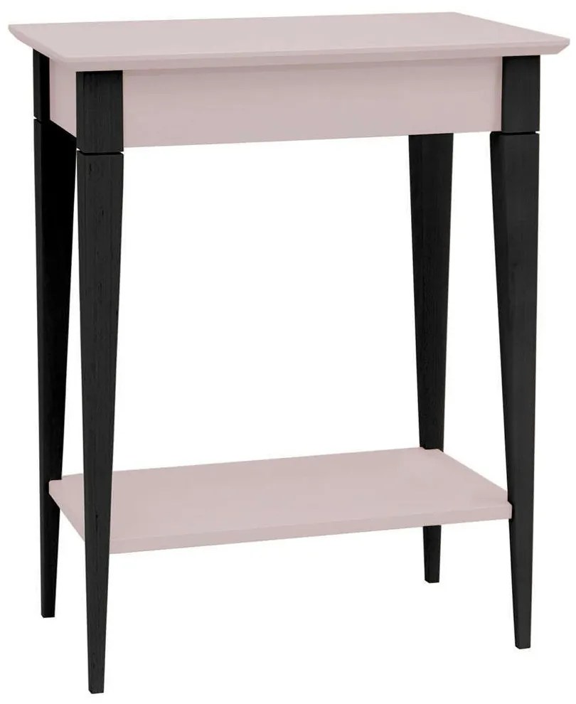Κονσόλα Mimo S MIMOCSBL9 65x35x74cm Pink-Black Mdf, Wood