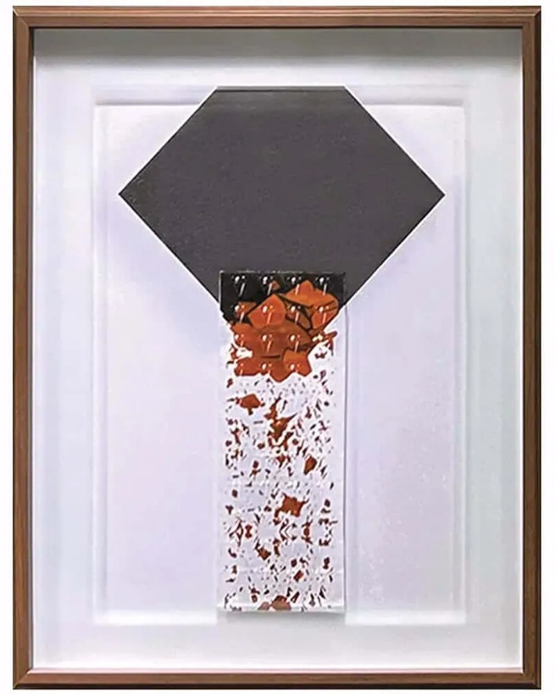 Κάδρο 3D Abstract 16-50036 41x51cm Multi Marhome Κάθετοι Πλαστικό, Γυαλί