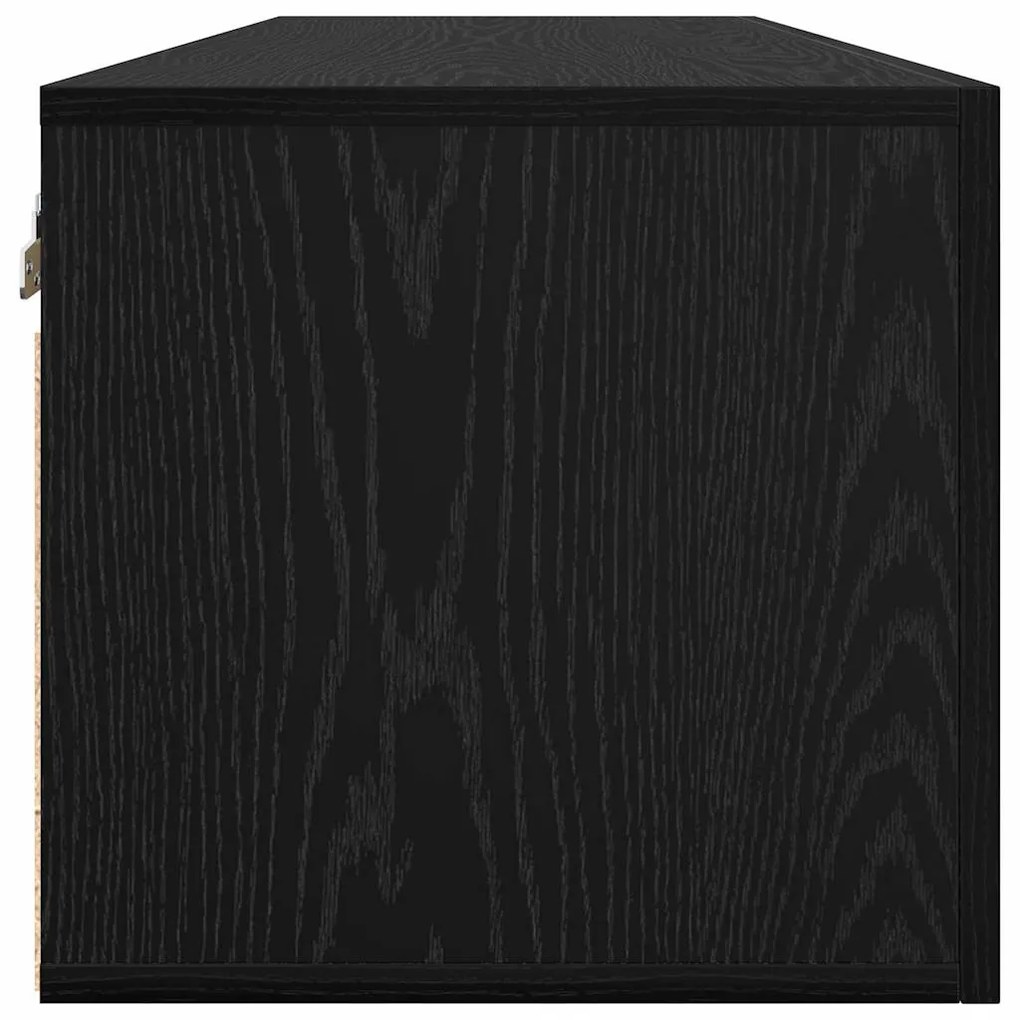 vidaXL Ντουλάπα Τοίχου Μαύρη δρυς 80 x 36.5 x 35 cm Επεξεργασμένο ξύλο