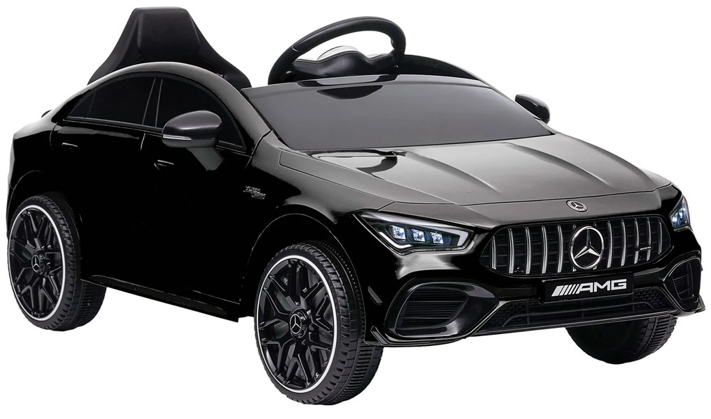 AIYAPLAY Ηλεκτρικό αυτοκίνητο για παιδιά, Τηλεκατευθυνόμενο, με Ρόδες Μεταφοράς, Φώτα LED, Κόρνα, για παιδιά 3-6 ετών, Μαύρο