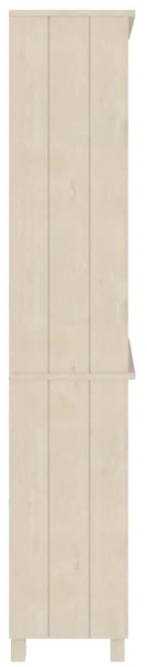 vidaXL Ντουλάπι HAMAR από Μασίφ Ξύλο Πεύκου Μελί