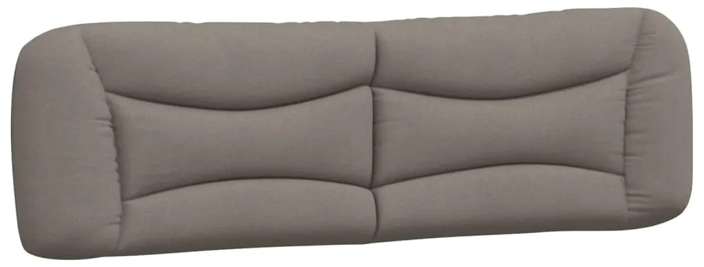 vidaXL Μαξιλάρι για Κεφαλάρι Taupe 180 εκ. Υφασμάτινο
