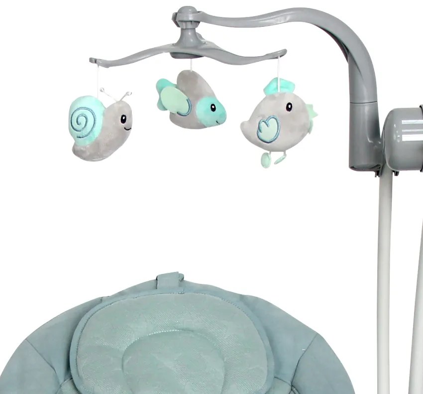 Βρεφικό ρηλάξ & κούνια TANGO 2 σε 1 Frosty Green Stars 10090072146 Lorelli Bertoni