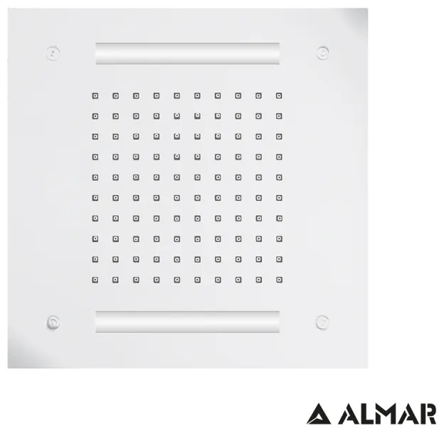 Almar White Matt PVD Κεφαλή Χρωματοθεραπείας εντοιχισμού οροφής 1 ροής E044259-300