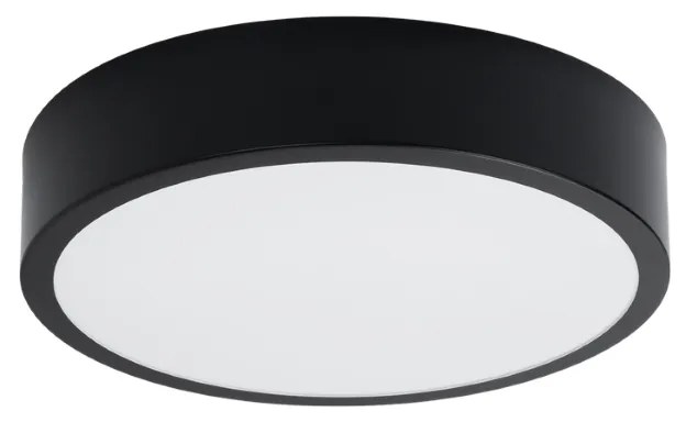 Sollux Φωτιστικό οροφής ONYX 30 μαύρο LED 3000K,Αλουμίνιο,1x23W