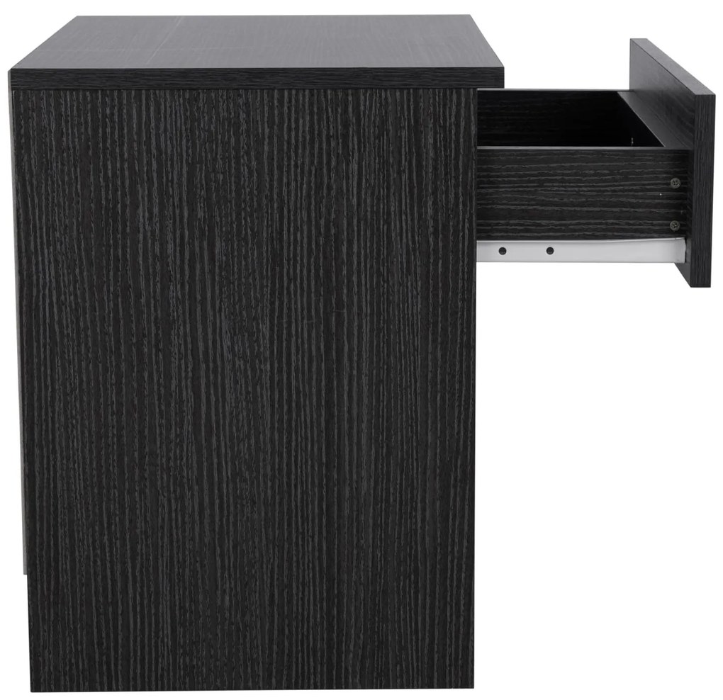 Κομοδίνο με 1 συρτάρι Laney Zebrano 45x35,5x47Υ εκ. 45x35.5x47 εκ.