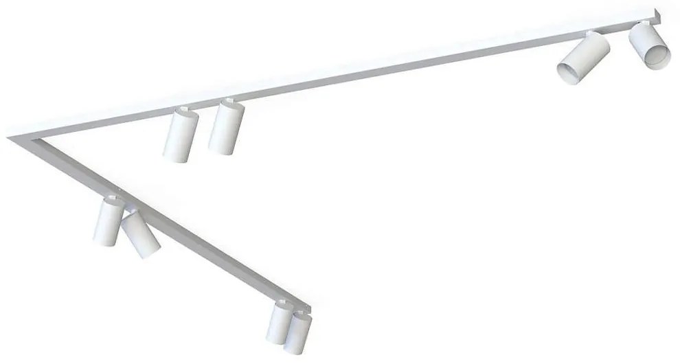 Φωτιστικό Οροφής - Σποτ Mono Corner 7751 8xGU10 10W 2X150 White Nowodvorski Metal, Plastic