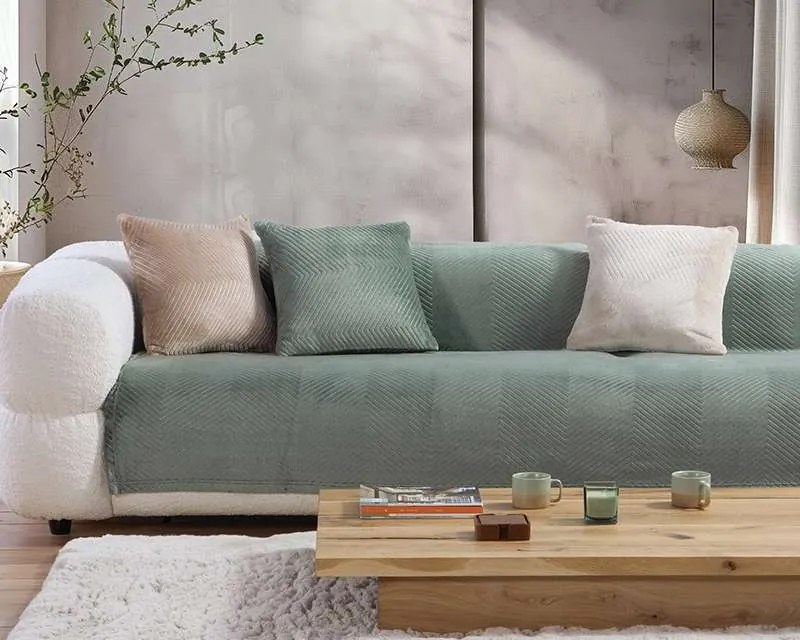 Ριχτάρι Πολυθρόνας 130x180 Dakari Green 5205495561967