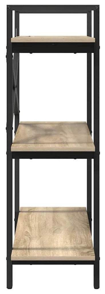 vidaXL Ράφι Βιβλίων Δρύς Sonoma 100 x 33,5 x 102 εκ Επεξεργασμένο ξύλο