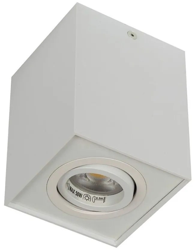 Φωτιστικό Οροφής - Σποτ White 96x96x125mm VK/03005/W VKLed Aluminium