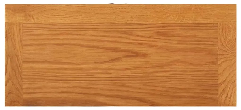 vidaXL Ντουλάπα Αποθήκευσης 50 x 22 x 110 εκ. από Μασίφ Ξύλο Δρυός