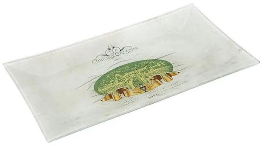 Πιάτο Ορθογώνιο Chateau Gregoire (Σετ 6τμχ) Int8518 16X10cm White-Multi Espiel Glass