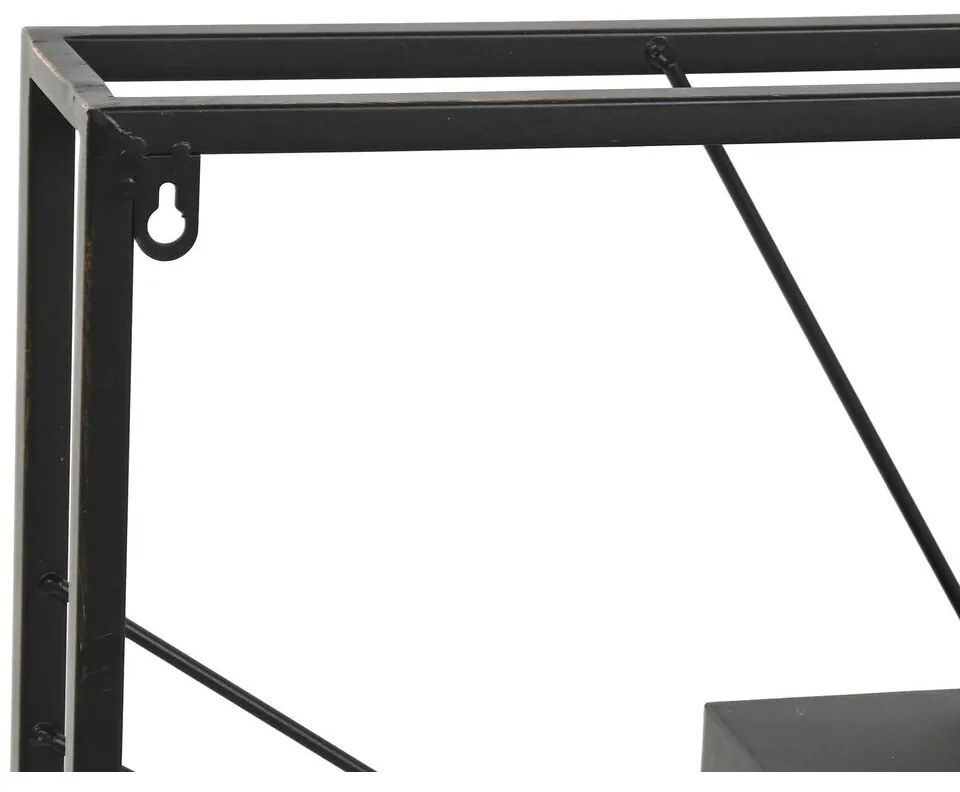 Ρολόι Τοίχου Home ESPRIT Μαύρο Χρυσό Μέταλλο Κρυστάλλινο 80 x 8 x 80 cm