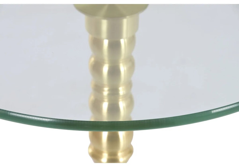 Βοηθητικό Τραπέζι Home ESPRIT Λευκό Χρυσό 41 x 41 x 53 cm