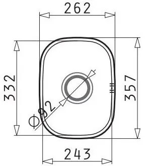 Νεροχύτης Pyramis IRIS 1B-30X34