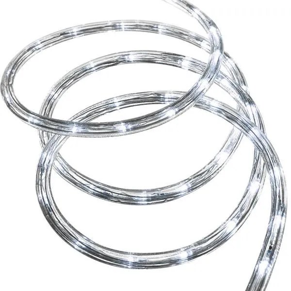 Eurolamp Φωτοσωλήνας LED Μονοκάναλος Ψυχρό Λευκό Με Πρόγραμμα 10m Με 24 LED Ανά Μέτρο IP44 600-22261