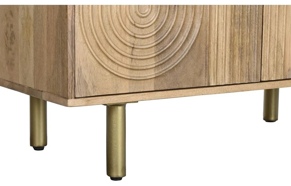 Ράφια DKD Home Decor Χρυσό Φυσικό Ξύλο από Μάνγκο 90 x 40 x 180 cm