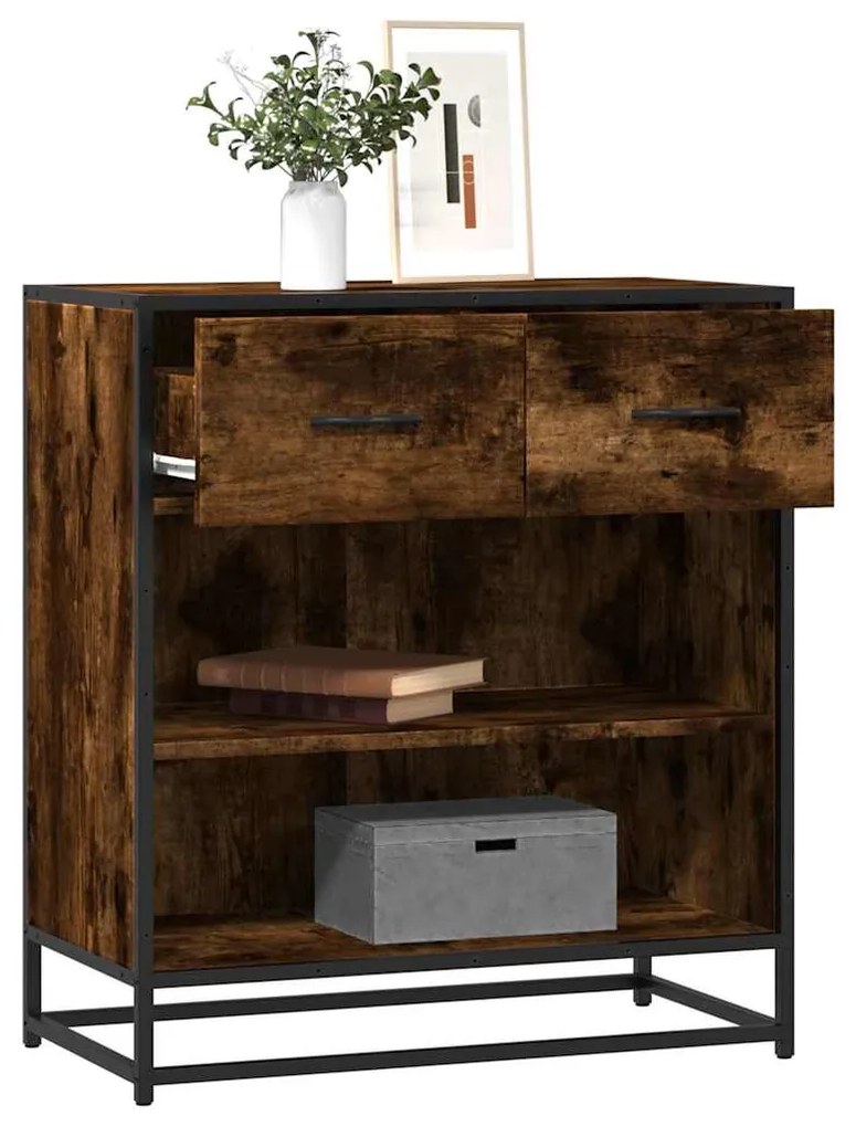 Ντουλάπι Καπνιστή Δρυς 68x35x76 εκ. από Επεξεργασμένο Ξύλο