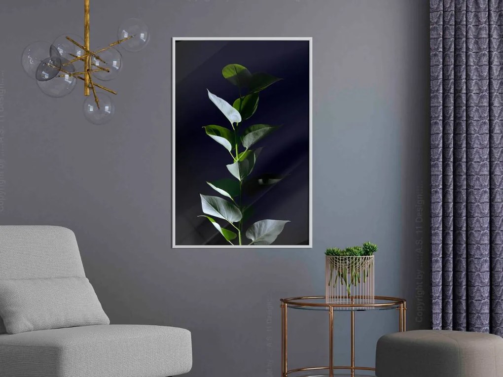 Αφίσα - Floral Elegance - 20x30 - Χρυσό - Χωρίς πασπαρτού