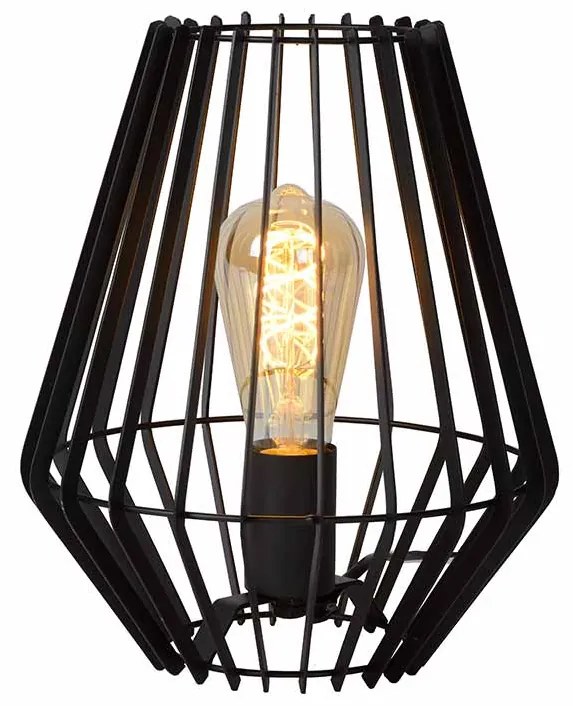 Φωτιστικό Επιτραπέζιο Lucide 78598-01-30 REDA Μαύρο Ματ (Black Mat)