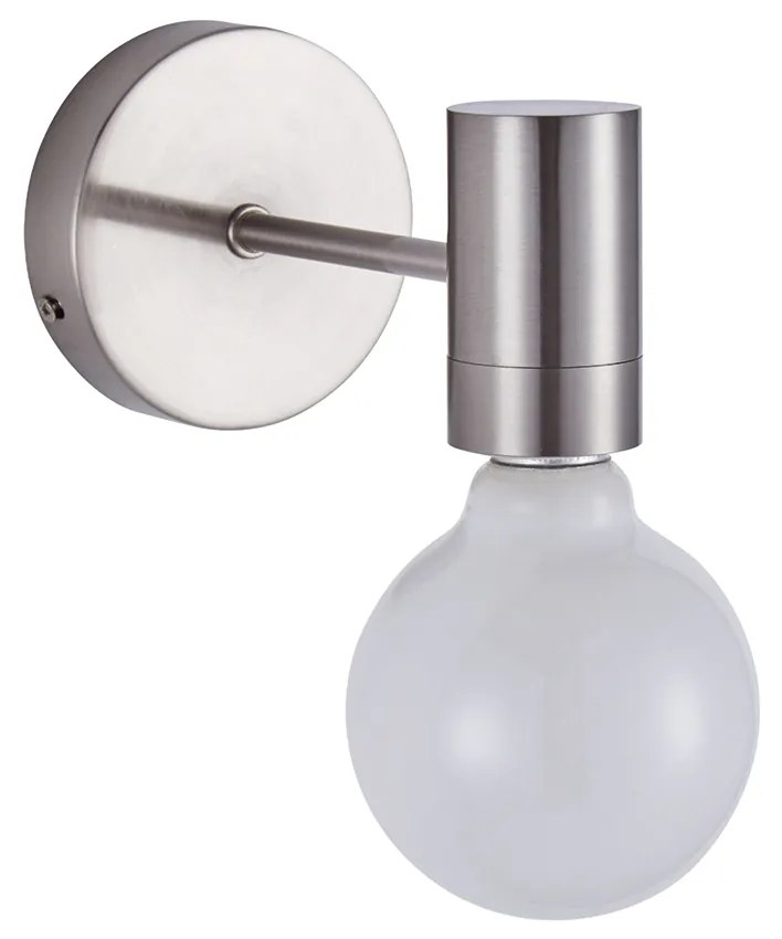 SE21-NM-16 ADEPT NICKEL MATT WALL LAMP Γ2 HOMELIGHTING 77-8251