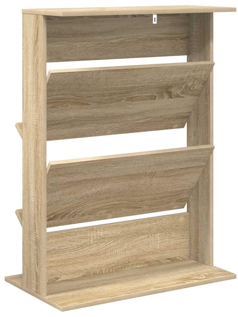 vidaXL Ράφι Περιοδικών Δρύς Sonoma 70 x 41 x 96 εκ. Επεξεργασμένο ξύλο