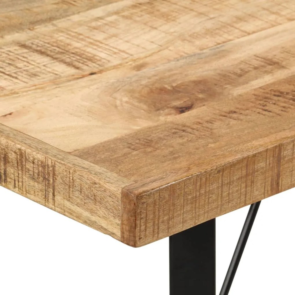 vidaXL Τραπέζι Μπαρ 110x55x107 εκ. από Μασίφ Ξύλο Μάνγκο & Σίδηρο