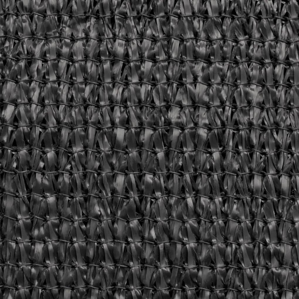 Διαχωριστικό Βεράντας Ανθρακί 90 x 600 εκ. από HDPE - Ανθρακί