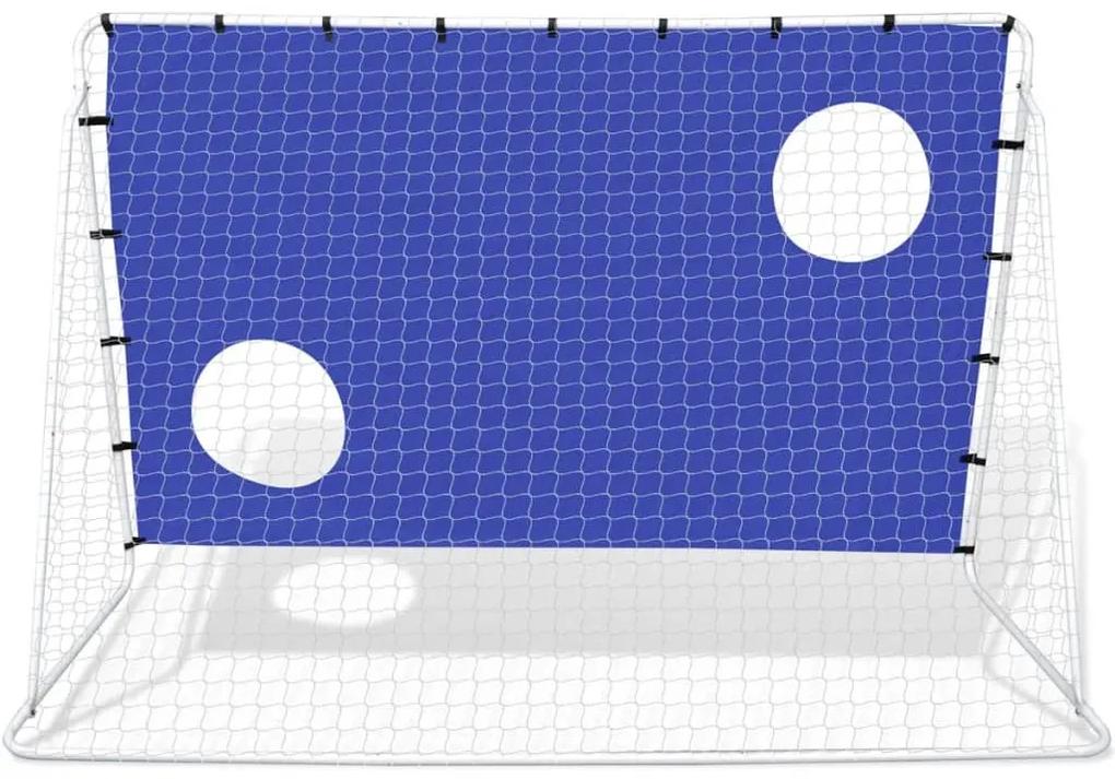 Τέρμα Ποδοσφαίρου με Στόχους 240 x 92 x 150 εκ. από Ατσάλι - Μπλε