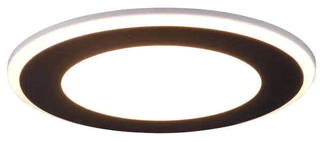 Φωτιστικό Σποτ Χωνευτό Trio Lighting Aura 652410132 Μαύρο Ματ