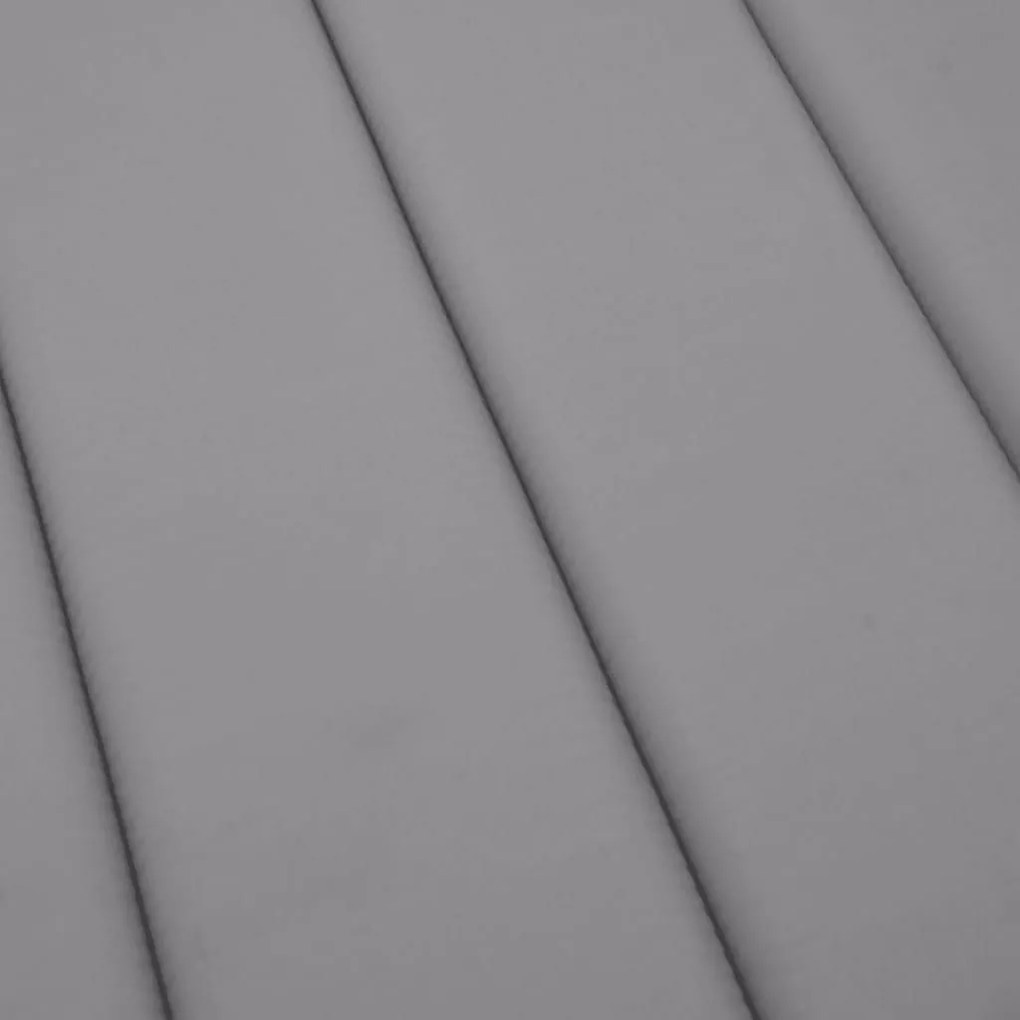 Μαξιλάρι Ξαπλώστρας Γκρι 200 x 60 x 3 εκ. από Ύφασμα Oxford - Γκρι